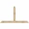 Ekena Millwork Portland Rough Sawn Timber Gable Bracket, Douglas Fir, 84"W x 49"H x 4"D x 6"F, 14/12 Pitch GBW084X49X0406POR00RDF - alternate 1